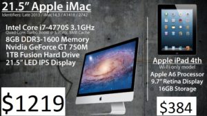 Apple iMac 21.5"_Apple iPad 9.7"